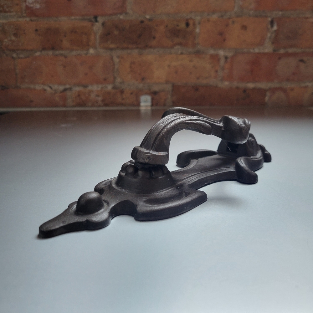 Antique Cast Iron Victorian Door Knocker